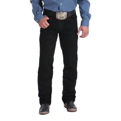 Cinch Western Jeans Mens Silver Label Straight Leg Black MB98034012 