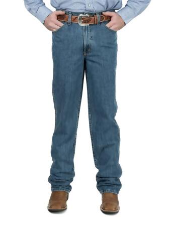 Cinch Western Denim Jeans Mens Bronze Label Slim Med Stone MB90532001