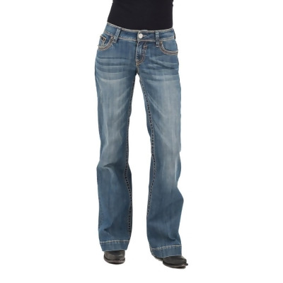 Tin Haul Western Jeans Womens Trouser Blue 10-054-0460-0011 BU 