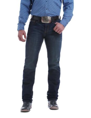Cinch Western Denim Jeans Mens Jesse Slim Fit Dark Wash MB50738001