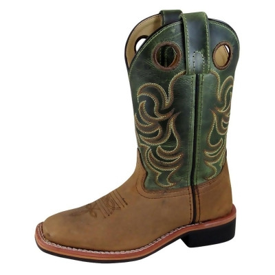 Smoky Mountain Western Boots Boys Jesse Square Toe Brown 3667 