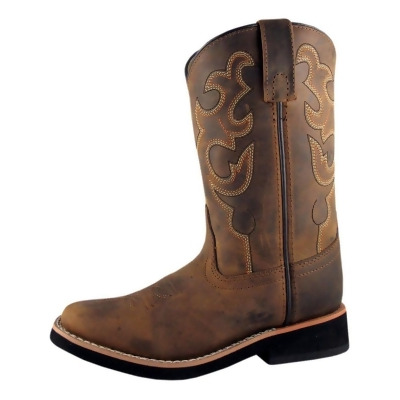 Smoky Mountain Western Boots Boys Pueblo Leather Dark Crazy Horse 3520 