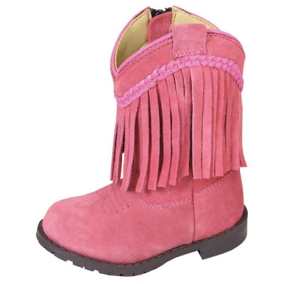 Smoky Mountain Western Boots Girls Hopalong U Toe Pink 3574T 