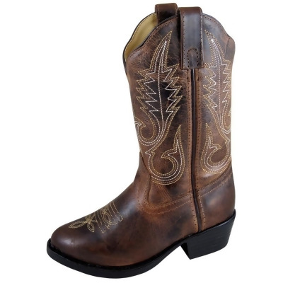 Smoky Mountain Western Boots Boys Annie Leather PVC Brown 3435 