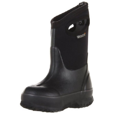 Bogs Outdoor Boots Kids Classic High Handles Rubber Black 52065 