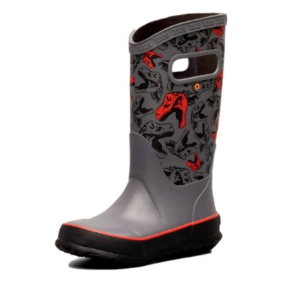 Bogs Outdoor Boots Boys Cool Dinos Rain Waterproof Pull On 72803 