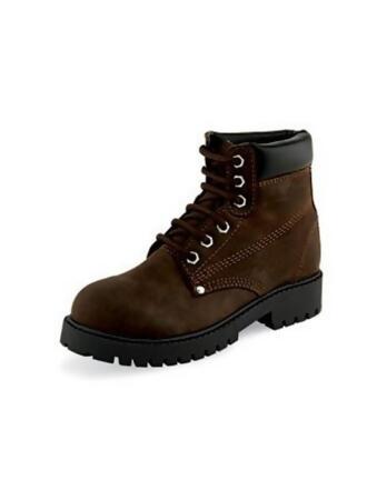 Old West Outdoor Boots Boys Lace TPR Sole Cushioned Brown 98509 