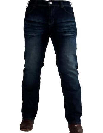 B. Tuff Western Jeans Mens Iron Bootcut Button Dark Wash MJIRON
