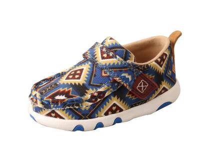 Twisted X Casual Shoes Girls Fabric Aztec Blue Multi Aztec ICA0019 