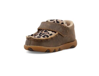 Twisted X Casual Shoes Girls Leather Round Toe Bomber Leopard ICA0007 