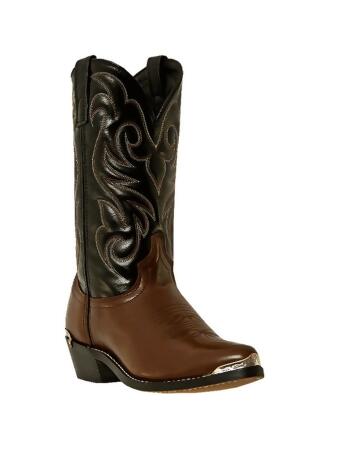 Laredo Western Boots Mens Nashville Cowboy Peanut Crunch Black 28-2464