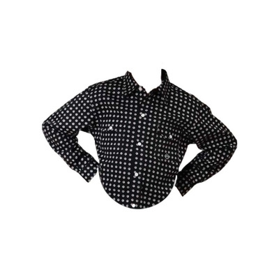 Roper Western Shirt Boys Long Sleeve Black 03-030-0225-0167 BL 