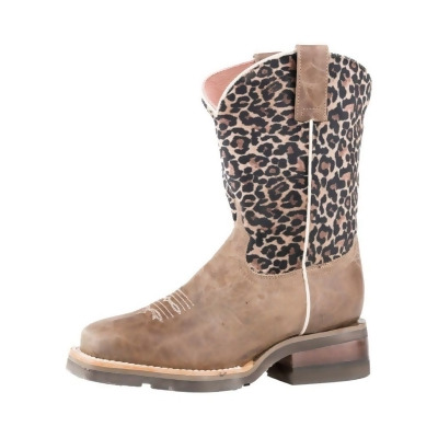 Roper Western Boots Girls Cheetah Print 8