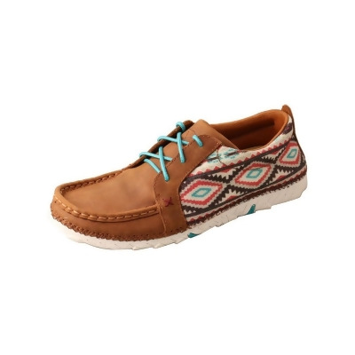 Twisted X Western Shoes Womens Aztec Lace Multi Brown WZX0006 