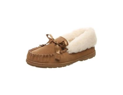 Bearpaw Casual Slippers Womens Indio Cloud Suede Fluffy 2165W 