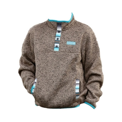 Cinch Western Sweatshirt Boys 1/4 Snap Sweater Knit Logo MWK7330003 