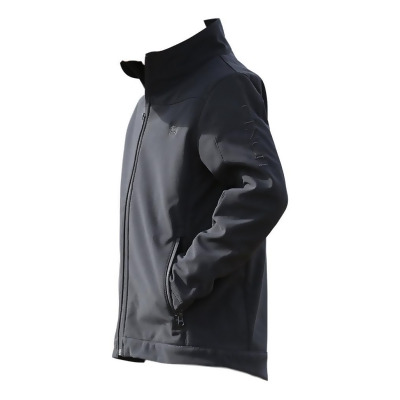 Cinch Western Jacket Boy Bonded Zipper Pockets Logo Black MWJ7480003 