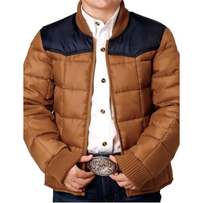 Roper Western Jacket Boys Contrast Pocket Brown 03-397-0761-0532 BR 