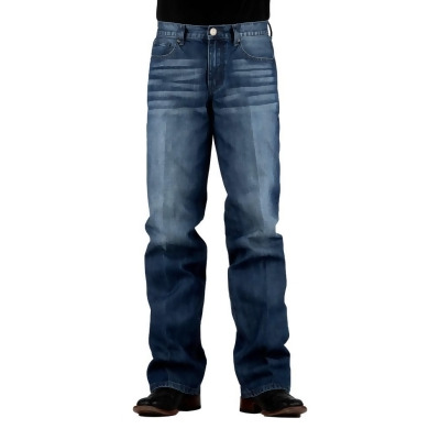 Tin Haul Western Jeans Mens Boot Cut Zip Blue 10-004-0420-1828 BU 