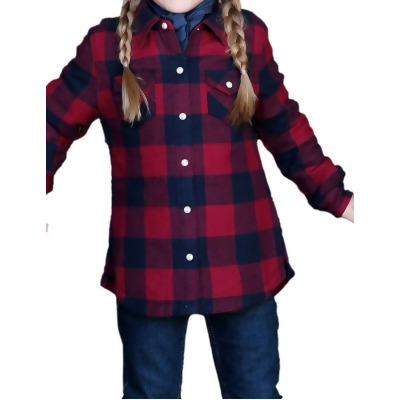 Cruel Girl Western Jacket Girls Shirt Jac Plaid Snaps WJ8700001 