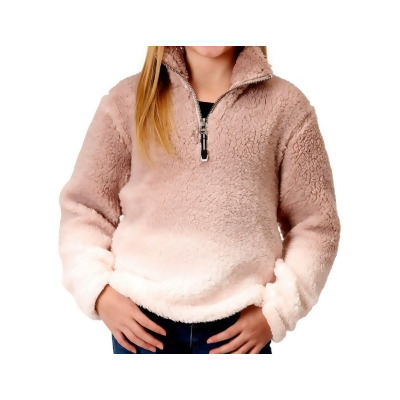 Roper Western Jacket Girls Fuzzy Polar Fleece Pink 03-298-0250-6171 PI 