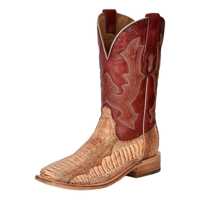 Corral Western Boots Mens Ostrich Leg Embroidery Honey Red A4290 