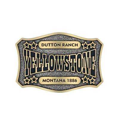Montana Silversmiths Belt Buckle The Y Yellowstone Star A911YEL 