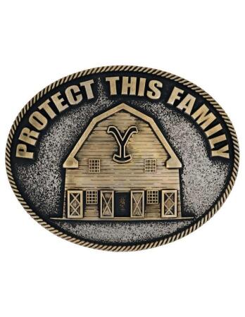 Montana Silversmiths Belt Buckle The Yellowstone Y Family A909YEL 