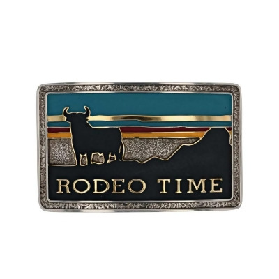Montana Silversmiths Belt Buckle Rodeo Time Southwestern A919DB 