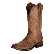 Circle G Western Boots Mens Caiman Patchwork Embroidery Orix L5949