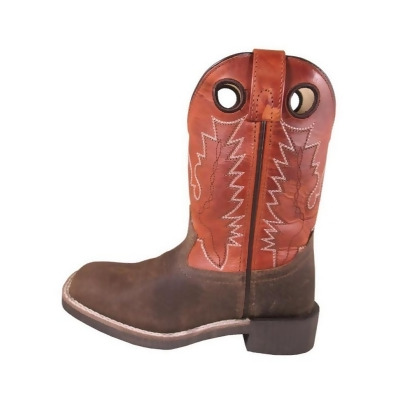 Smoky Mountain Western Boots Boys Bronco Square Toe Pull On 3245C 