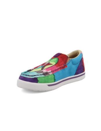 Twisted X Casual Shoes Kids Fabric Slip On Print Multi-Color YCA0020 