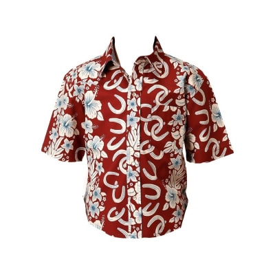 Roper Western Shirt Boys S/S Hawaiian Red 03-031-0064-0300 RE 