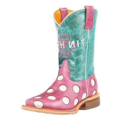 Tin Haul Western Boots Girls Little Miss Dotty 14-018-0007-0720 PI 