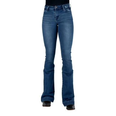 Tin Haul Western Jeans Womens 595 Libby Flare Slim 10-054-0595-0106 BU 