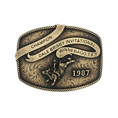 Montana Silversmiths Belt Buckle Dale Brisby Champion Gold A964CDB 