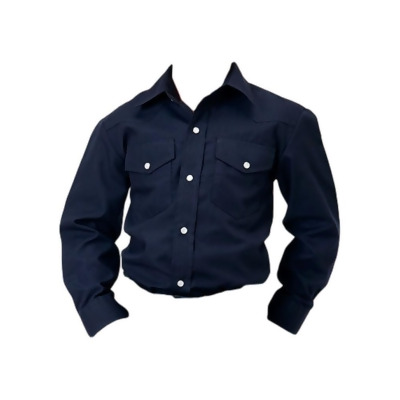 Roper Western Shirt Boys Long Sleeve Blue 01-030-0025-0902 BU 