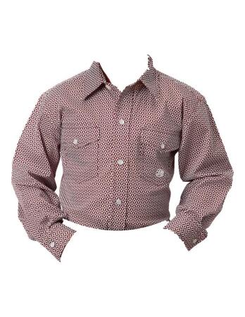 Roper Western Shirt Boys Long Sleeve Red 03-030-0225-4026 RE 