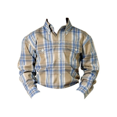 Roper Western Shirt Boys Long Sleeve Tan 03-030-0378-5011 TA 