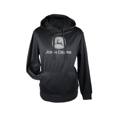 John Deere Western Sweatshirt Men Hooded Logo Kangaroo Pocket JM7A-75C 