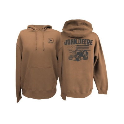 John Deere Western Sweatshirt Mens Vintage Carhartt Brown JM02-A9Z 