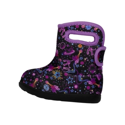 Bogs Outdoor Boots Girls Neon Baby Bogs II Unicorns Black Multi 73101I 