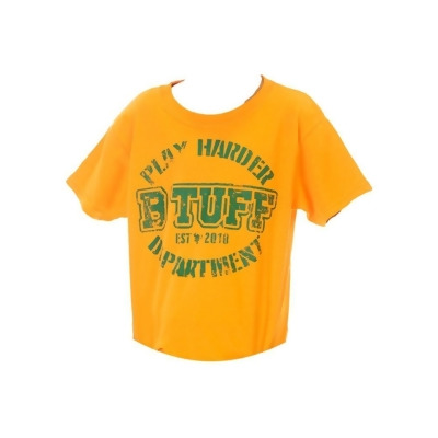 B. Tuff Western Shirt Boys S/S Tee Play Hard Department Orange SIG2194 