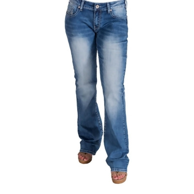 Cowgirl Tuff Western Jeans Womens Down Home Light Wash JDWNHM 