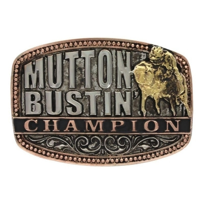 Montana Silversmiths Western Belt Buckle Kids Mutton Champion A516T 