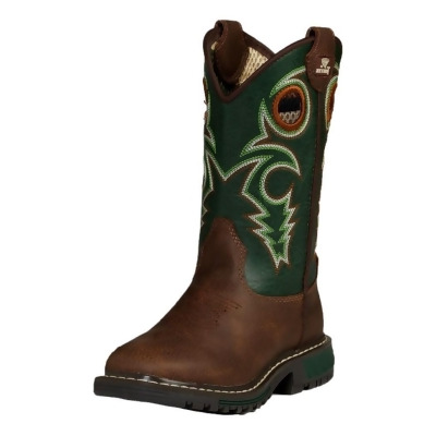 Twister Western Boots Boys Blaise Square Toe Forest Green 4460031137 