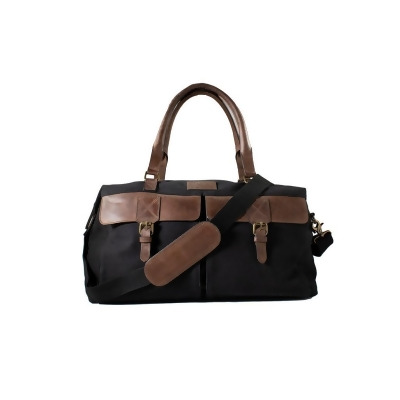 Ariat Western Duffel Bag Gear Canvas Black Brown A4700017107 