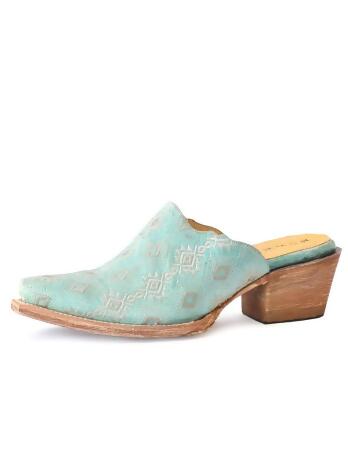 Roper Casual Shoes Womens Anika Mule Snip Toe Blue 09-021-7634-8586 BU