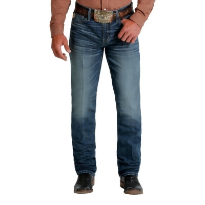 Cinch Western Jeans Mens Slim stretch Straight Dark Wash MB57238001 