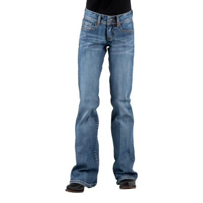 Stetson Western Jeans Womens Slim Bootcut Blue 11-054-0816-1324 BU 
